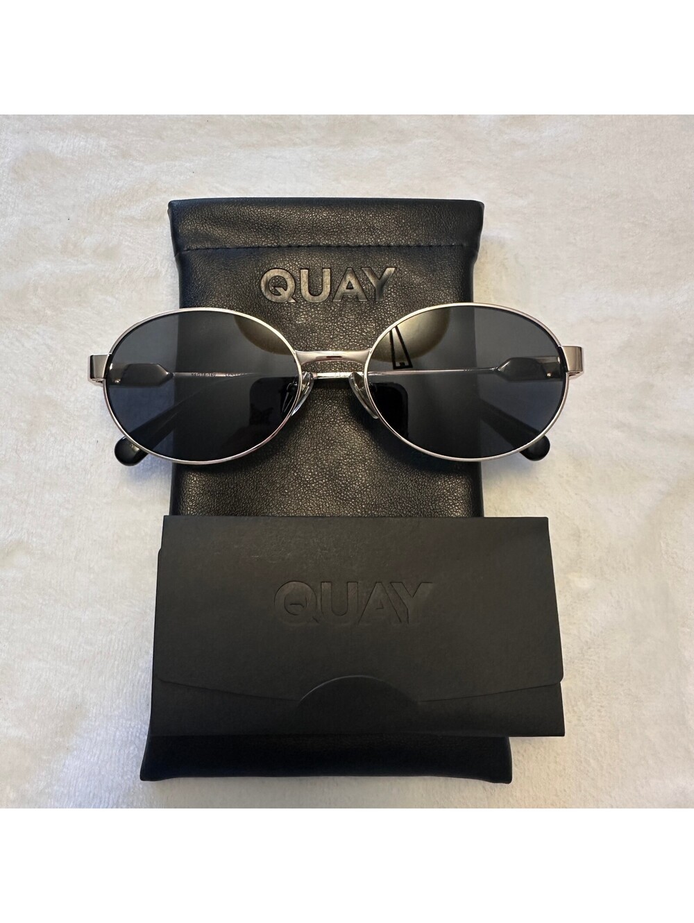 Quay Australia Anyways Sunglasses with Smoke Lenses
